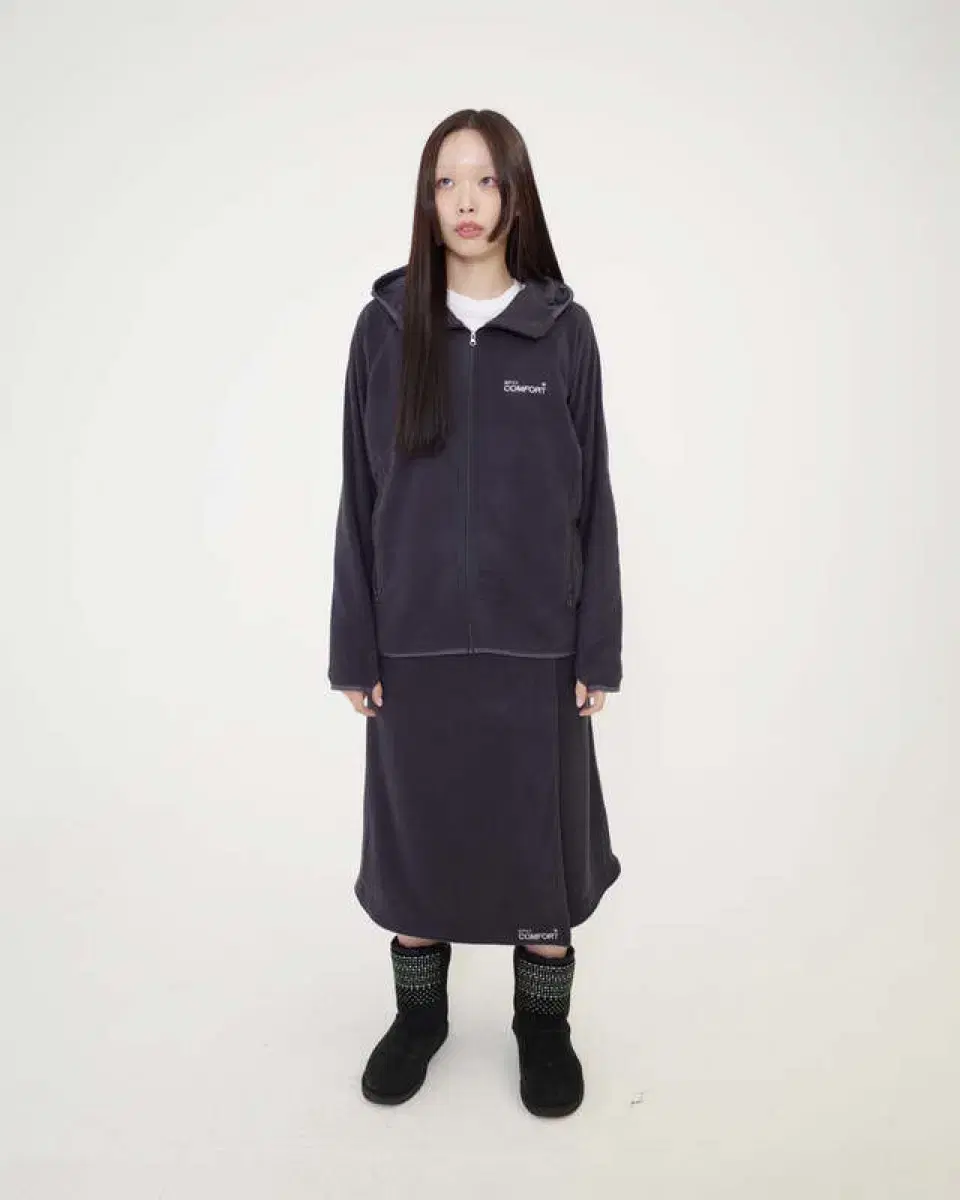 지초이 컴포트 22-006 Blanket Wrap Skirt